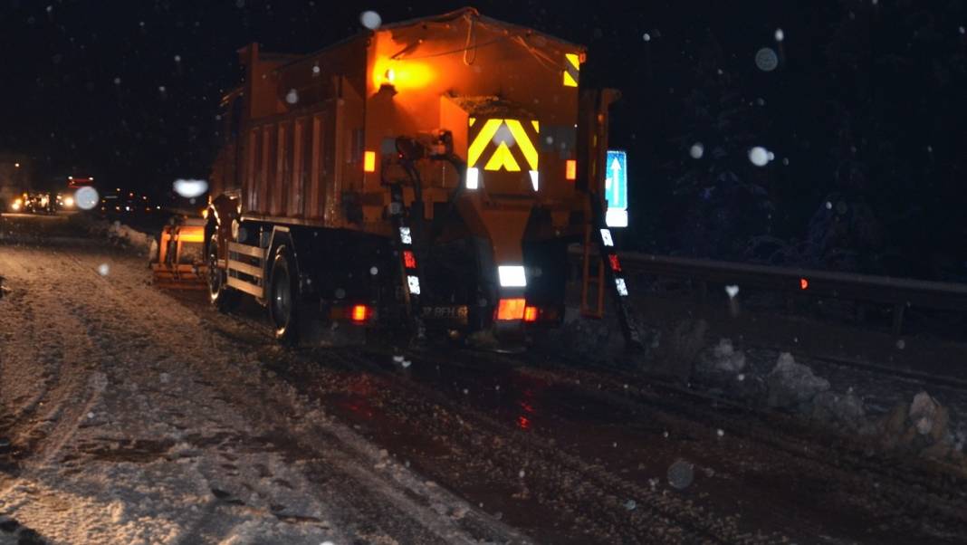 Konya-Antalya yolunda son durum 2